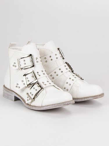 BIAŁE BOTKI Rozmiar - 38 na Arena.pl