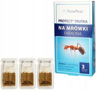 TRUTKA NA MRÓWKI FARAONA KARMNIK Z GRANULATEM PROTECT NEWPEST 3 SZTUKI
