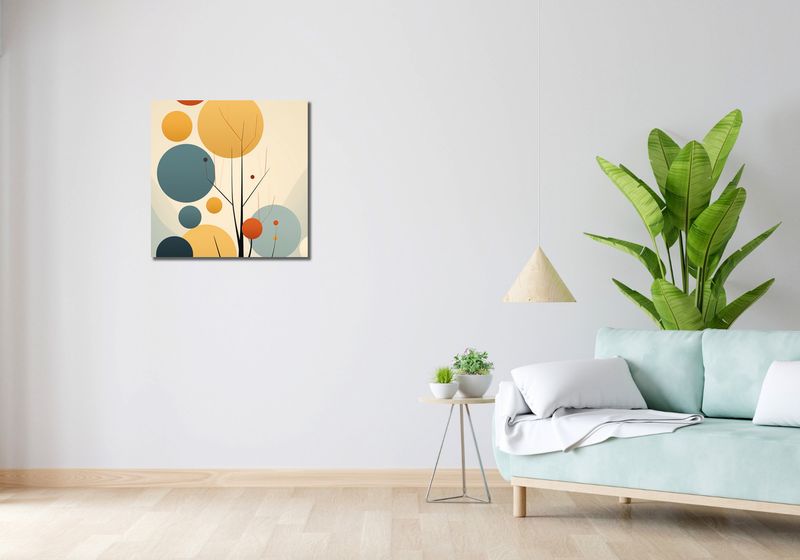Obraz 60x60cm Harmonia Jesiennych Kolorów zdjęcie 2