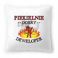 Poduszka Dla Dewelopera Na Urodziny Prezent Z Nadrukiem Ze Zdjęciem
