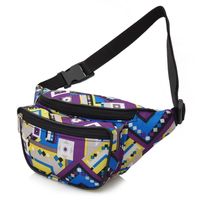 NERKA saszetka biodrówka solidna polska aztecka N082 kolorowa