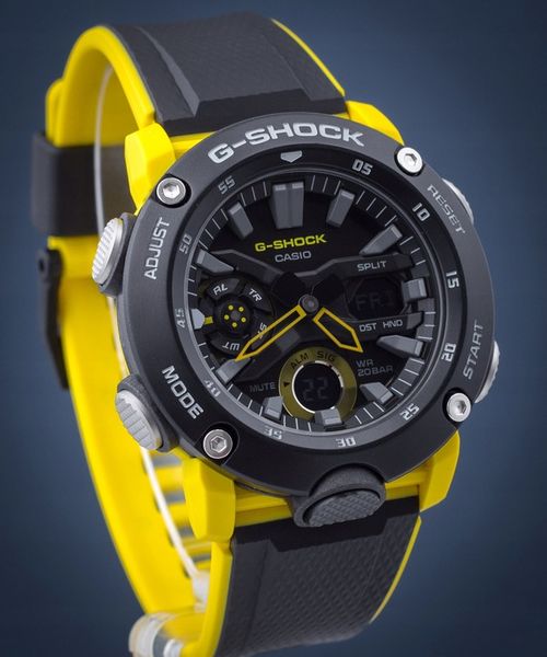 Zegarek Casio G-SHOCK Carbon Core Guard Casio-GA-2000-1A9ER zdjęcie 12