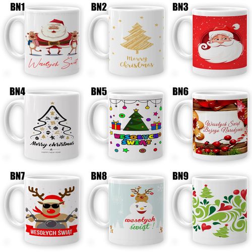 KUBEK Z NADRUKIEM PREZENT NA MIKOŁAJKI ŚWIĘTA BOŻE NARODZENIE na Arena.pl