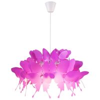 Wisząca lampa FARFALLA LP-3439/1P dark pink dziecięca zwis motyle różowe