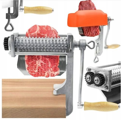 KOTLECIARKA RĘCZNA ŻELIWNA MASZYNKA DO ROZBIJANIA MIĘSA KOTLETÓW STEKÓW na Arena.pl