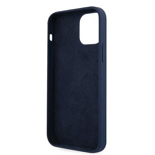Guess GUHCP12SLSVSBL iPhone 12 mini 5,4" niebieski/blue hardcase Script na Arena.pl