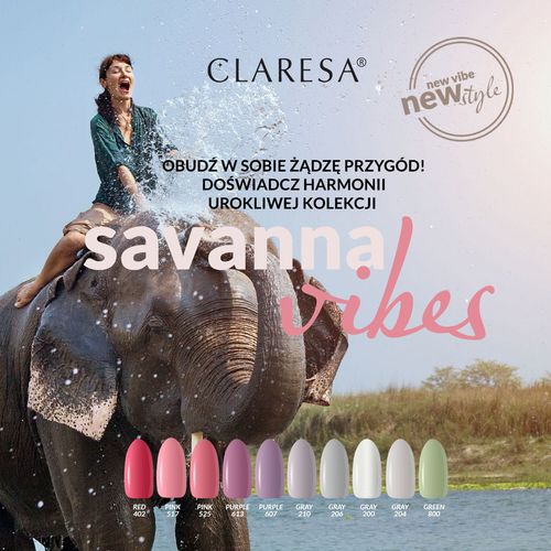 CLARESA Lakier hybrydowy GRAY 206 -5g na Arena.pl