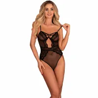 livco corsetti fashion finasan lc 90632 czarny body z koronką