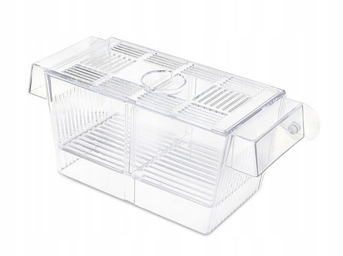 Kotnik Plastikowy dla Ryb Rozmiar L 22,5x9,5x10cm Dwie Komory DUŻY na Arena.pl