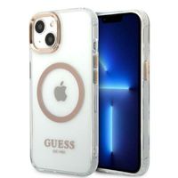 Guess GUHMP13MHTRMD iPhone 13 6,1" złoty/gold hard case Metal Outline Mag