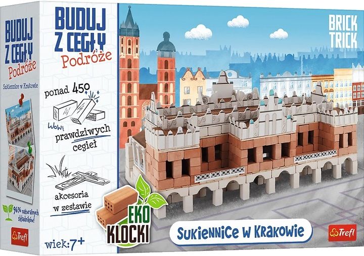 BRICK TRICK SUKIENNICE BUDUJ Z CEGŁY 450 ELEMENTÓW zdjęcie 2