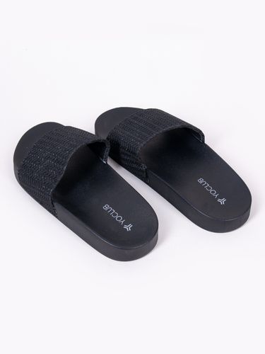 Klapki damskie z błyskiem czarne 36 YOCLUB na Arena.pl