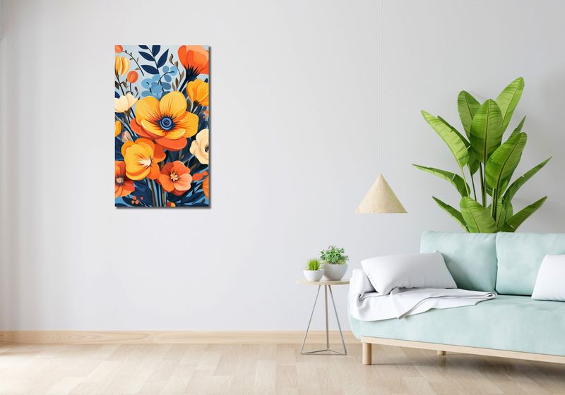 Obraz 50x90cm Kwiatowy Majestat zdjęcie 2