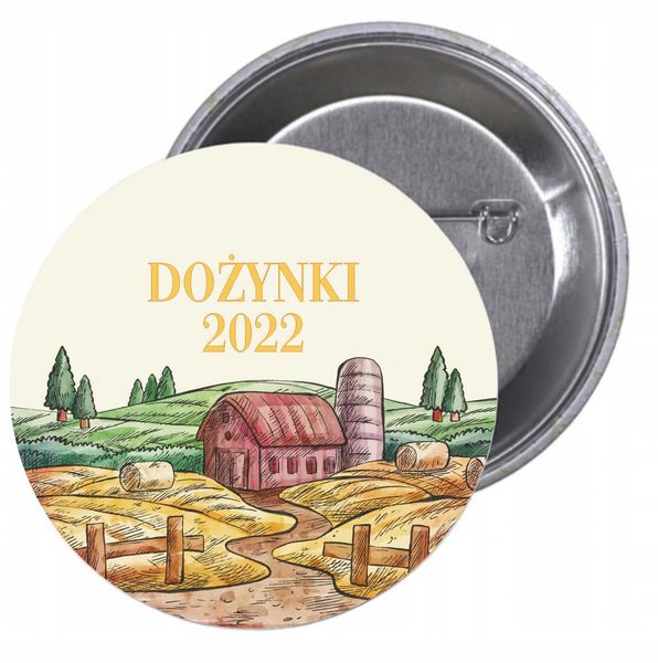 Przypinki buttony HIT DOŻYNKI 2022 zdjęcie 1