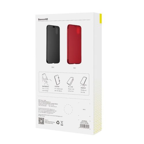 Etui Dotykowe Z Klapką Baseus Touchable Case Do Iphone Xr (Czerwone) na Arena.pl