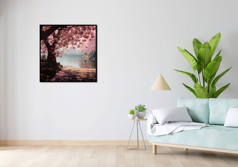 Plakat 80x80cm Spokój Sakury zdjęcie 4