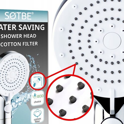 Prysznicowa słuchawka z filtrem bawełnianym SOTBE TIRSO LARK-SOHE-17 na Arena.pl