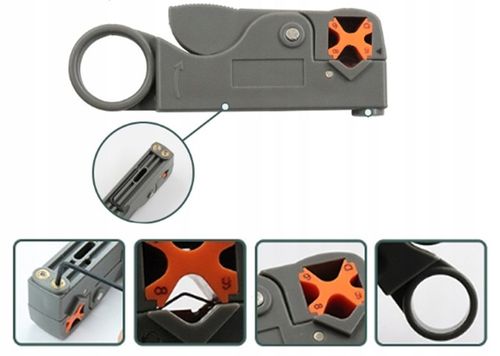 TESTER KABLI SIECIOWYCH WTYK RJ45 ZESTAW NARZĘDZI ŚCIĄGACZ ZACISKARKA LAN3 na Arena.pl