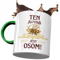 Kubek Zielony Dla Alfonsa Ten Alfons Jest Osom Z Nadrukiem Ze Zdjęciem