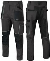 SPODNIE ROBOCZE monterskie DO PASA bojówki mocne szwy odblask