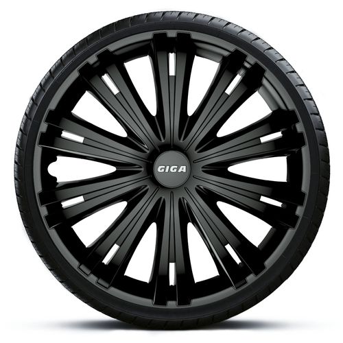 4x Kołpaki 14 GIGA BLACK CZARNE TUNING na Arena.pl