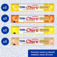 INABA CAT CHURU VARIETIES CHICKEN & BEEF 20x14g (280g) przysmak dla Kota