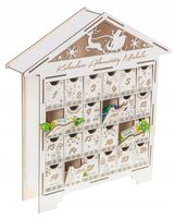 KALENDARZ ADWENTOWY dla dzieci Domek na ŚWIĘTA