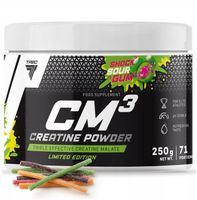 Kreatyna Trec CM3 powder 250g Jabłczan kreatyny SOUR SHOCK GUM NOWY