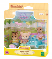 Sylvanian Families Zabawa w basenie Trzy figurki zwierzątek Baby Trio