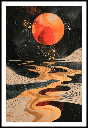 Plakat 53x81cm Planetarny Taniec na Arena.pl