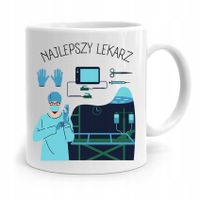 Kubek Prezent Dla Doktora Lekarza Najlepszy Lekarz Z Nadrukiem Ze Zdjęciem