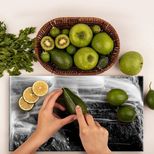 SZKLANA DESKA NA KUCHENKĘ 60x52 074A WODOSPAD na Arena.pl