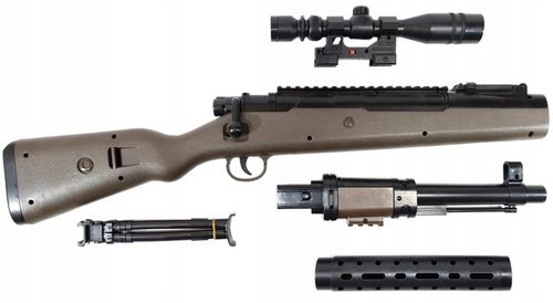 SZTUCER KARABIN MYŚLIWSKI NA KULKI SNAJPERKA ASG na Arena.pl