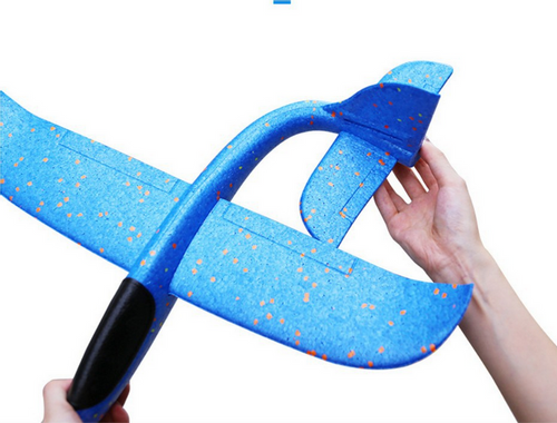 ND41_dS_60147 Samolot styropianowy 48cm niebieski na Arena.pl