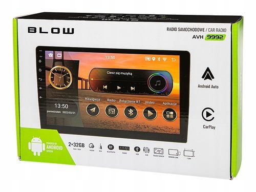 RADIO SAMOCHODOWE ANDROID BLUETOOTH 2 DIN 9 CALI GPS CARPLAY MIRROR LINK na Arena.pl