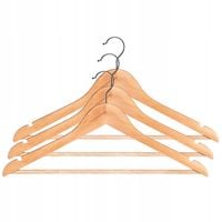 WIESZAKI NA UBRANIA DREWNIANE WIESZAK ZESTAW 3SZT