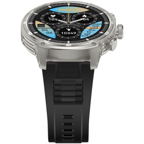 smartwatch gravity srebrny pasek + bransoleta gt41-3 na Arena.pl