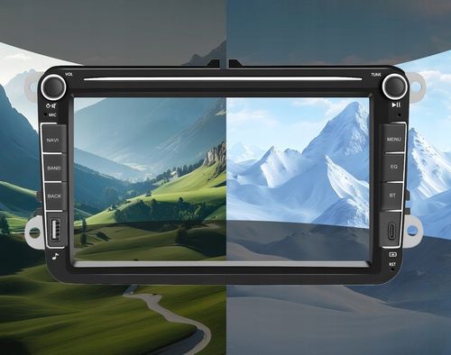 RADIO ANDROID 2DIN 4+64 GB 8 CALI VW PASSAT B6 B7 GOLF 5 V 6 VI SKODA na Arena.pl