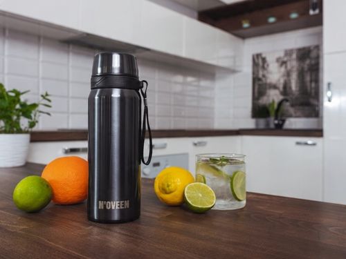 BIDON TERMOS BUTELKA KUBEK TERMICZNY Z UCHWYTEM NA KAWĘ HERBATĘ 700ML SITKO na Arena.pl