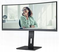 Zakrzywiony Monitor 34 cale AOC CU34P3CV UWQHD VA 100Hz 4ms Głośniki