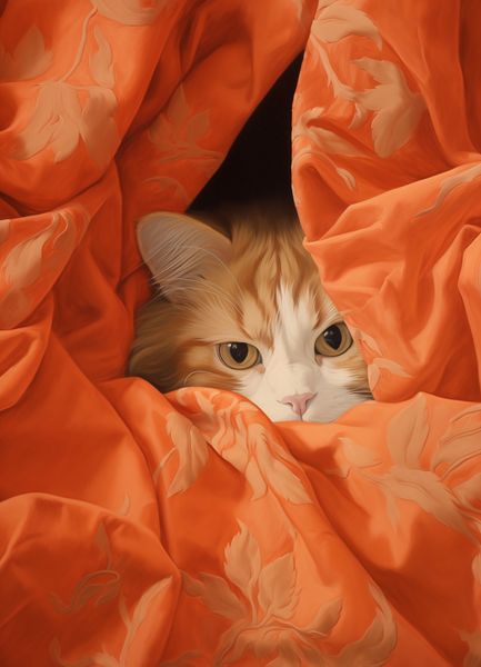 Plakat 13x18cm Ukryty Kot zdjęcie 1