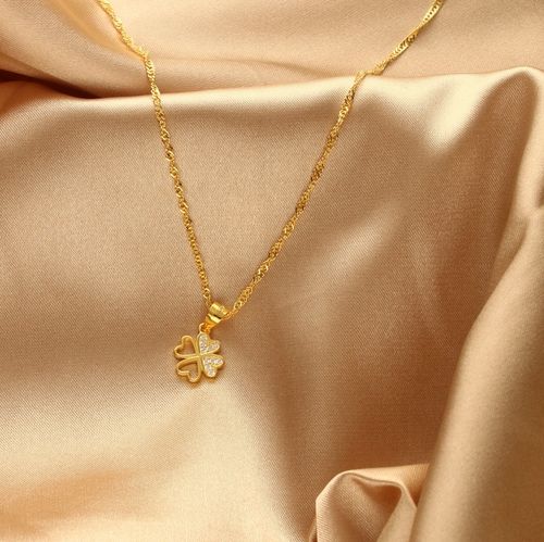 ZŁOTY NASZYJNIK DAMSKI ŁAŃCUSZEK Z ZAWIESZKĄ KONICZYNKA SREBRO GRAWER na Arena.pl