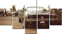 75CM 120 OBRAZ 5 ELEM FORD MUSTANG 55LANEY69 ŚCIENNY DRUK