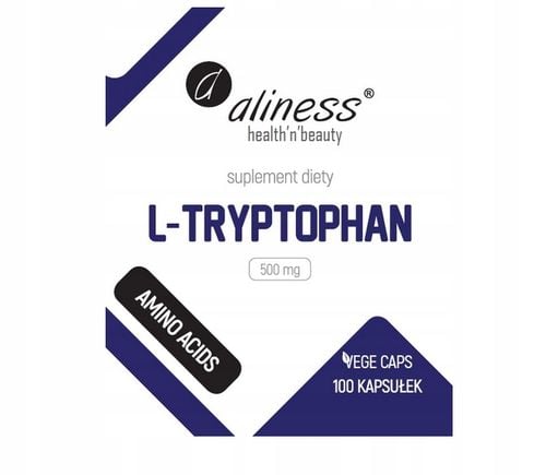 Aliness L- TRYPTOFAN tryptophan 500 mg 100 kaps na Arena.pl