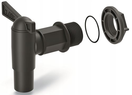 500 ZBIORNIK na DESZCZÓWKĘ POJEMNIK BECZKA WODĘ Antracyt Kamień + ZBIERACZ na Arena.pl