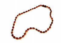 NASZYJNIK KONIAKOWY FASOLKA BURSZTYN