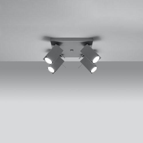 Plafon MERIDA 4 szary na Arena.pl