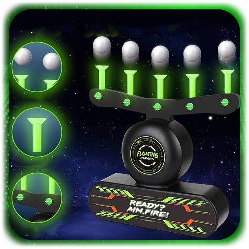 STRZELANIE DO CELU GRA PISTOLET + LATAJĄCE PIŁKI PREZENT DLA 6 7 8 9 LATKA na Arena.pl