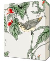 Obraz 30x40cm Tree-Creeper. Kashu Japoński Vintage do Salonu