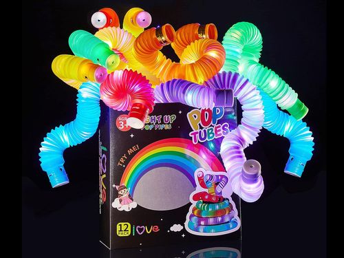 ZABAWKOWE  RURKI SENSORYCZNE ŚWIECĄCE na Arena.pl